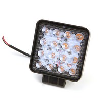 ZIO-BIZ 사각60도 확산형 노란빛 48W LED 써치라이트, 1개