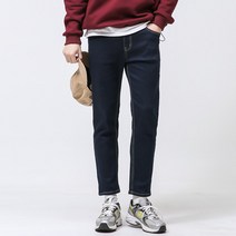 단군 남성용 슈퍼밴딩 쫀쫀스판 데님팬츠