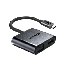알텍랜싱 4IN1 USB C타입 HDTV 멀티허브 SWV6004G, 혼합색상
