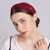 화이트샌즈 벨벳 사틴 헤어밴드 모이라