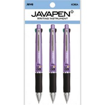 자바펜 제트4+1M 멀티펜 0.7mm, 메탈퍼플, 3개