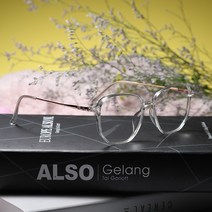 OU 블루라이트 차단 뿔테 투명 투톤 B867