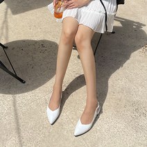 벨레페 여성용 브릭 심플하고 베이직한 슬링백 힐 3cm