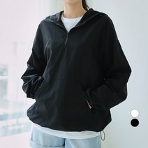 세컨그라운드 여성용 후드 아노락 바람막이 점퍼 SG49697