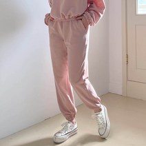 플랜데이 여성용 데일리 무지 디고 트레이닝 조거팬츠