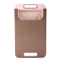 던홈 채반 캠핑 도마, 브라운