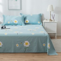 마켓A 굿나잇패턴 얇은 순면 침대시트, TYPE27