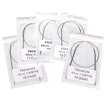 스틸줄바늘 5사이즈 세트, 1세트