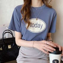 안다로미 여성용 투데이프린팅 반팔티