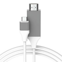누아트 넷플릭스 4K UHD C to HDMI Ver.2.0 미러링 케이블, 2m, 화이트