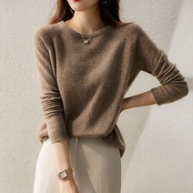 레몬소울 여성용 폴리 라운드 니트티