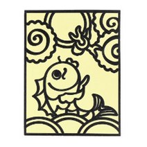 민화샵 민화 포일아트스티커, 20개, 어변성룡도