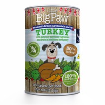 리틀빅파우 강아지 습식사료 칠면조 앤 허브 캔, 390g, 1개
