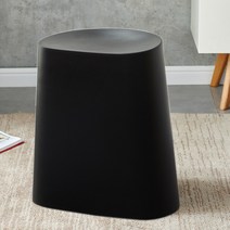 따니네 심플 멀티 수납 스툴 DZ005, 블랙