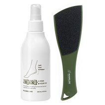 누아벨린 보들보들 발 각질제거제 200ml + 풋파일 세트, 1세트