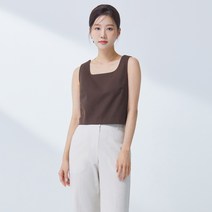 로엠 여성용 스퀘어넥 나시 블라우스