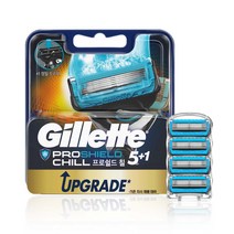 신형 질레트 프로쉴드 칠 면도날, 4개입, 1세트