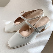 파이 여성용 스트랩 펌프스 블로퍼 P061 5.5cm