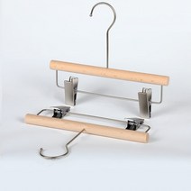 센스이따 아동용 원목 옷걸이 바지걸이 20 라운드 후크 15cm J258, 무광, 5개입