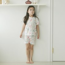 예투 아동용 순면 자카드 5부 실내복