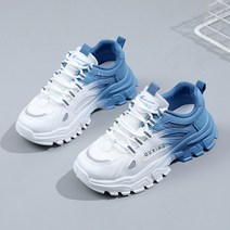 여성용 그라데이션 패션운동화