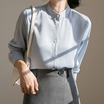 포플러앤씨 베스 헨리넥 블라우스