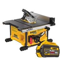 디월트 60V MAX FLEXVOLT 테이블쏘 베어툴 485 x 485 mm DCS7485N + 배터리 DCB612, 1세트