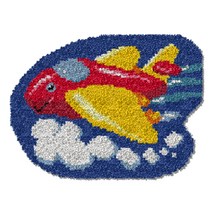 알로데 자동차 도어 매트 카펫 DIY 스킬 자수 세트 영문버전 컬러인쇄메쉬, NO 06, 1세트