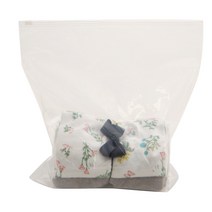 아이엔피 무지 슬라이드 타공 지퍼백 투명 25호 25 x 30 cm, 100개