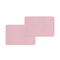 쏘컴퍼니 원터치 인조가죽 보수 스티커 2p, 연분홍(2RA1007)