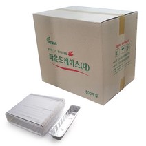 은박파운드팬(대) 1박스 (500개) 1박스 313x85x48mm, 1개