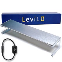 리빌 담수/수초용 2세대 프리미엄 슬림 RGB LED 어항 조명 실버, 1개