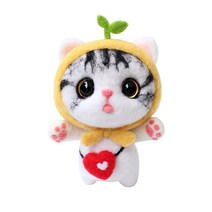 아이엠미니 콕콕 찍어 만드는 펠트 DIY 인형 세트, 새싹 냥이, 1세트