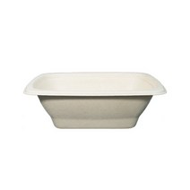 정사각 펄프 일회용 용기 700ml, 1개입, 300개