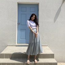 린다샵 키느지 프릴 롱 스커트 SK3687K14