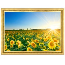 챔버아트 2 햇살이 스며든 해바라기 들판 직소퍼즐 CA1149, 혼합색상, 1000피스