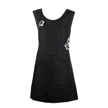 공단 꽃 앞치마, 블랙