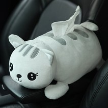 각티슈 커버 KMY21072306, 그레이 고양이