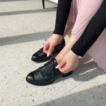 벨레페 여성용 메이니 펀칭 라인 옥스포드화