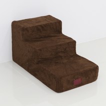 레드퍼피 반려동물 버블 펫스텝 커버 3단, 초코