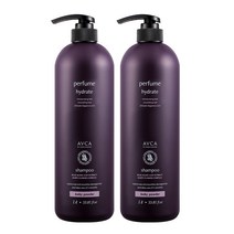 아브카 퍼퓸 대용량 샴푸 베이비파우더향, 1000ml, 2개