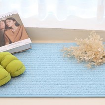 NEW 하우토리 물기 쏙쏙 극세사 주방매트, 캔디블루