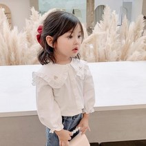 여아용 슈슈가 블라우스