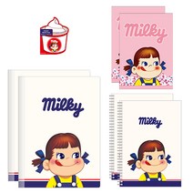 페코짱 파일 문구세트, NAVY, 1세트