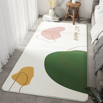 에베로 물결 노르딕 일러스트 침실러그