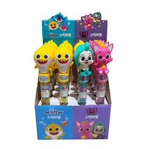 핑크퐁 스틱버블 아기상어 10p + 호기 2p + 핑크퐁 4p 세트, 혼합색상, 1세트