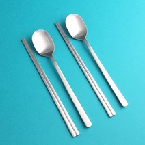 인스푼 굿스퀘어 한식수저 세트, 숟가락 2p + 젓가락 2p