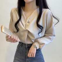 데일리 제니 오프 꼬임 블라우스