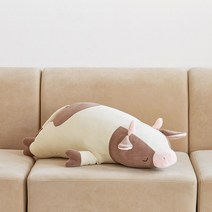 룸앤홈 말랑 밀크카우 쿠션, 혼합색상