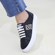 제이슈 소가죽 테네 밴딩 스니커즈 3cm